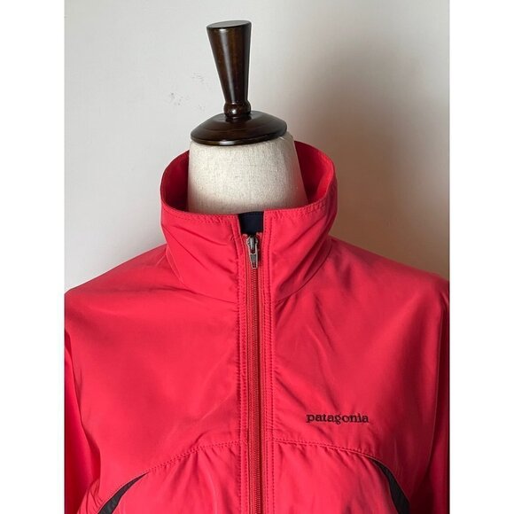 Patagonia Pink And Black Full Zip Lightweight Jacket Size Small - Picture 4 of 11